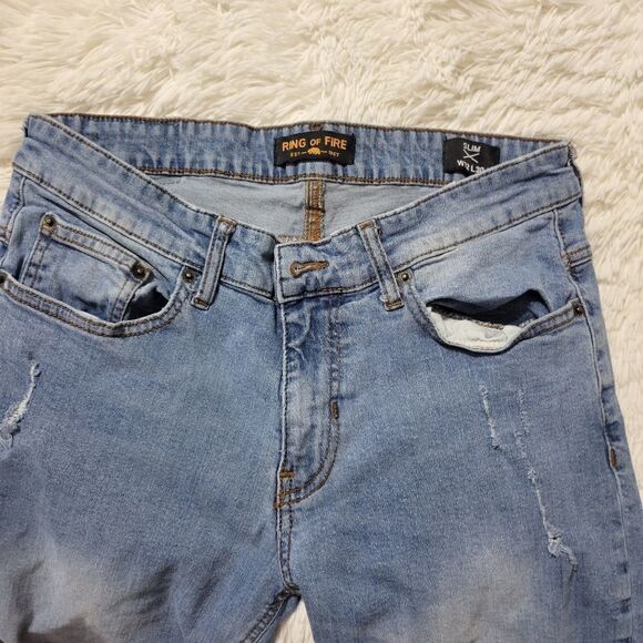 Men's ring of fire jeans - Picture 5 of 8
